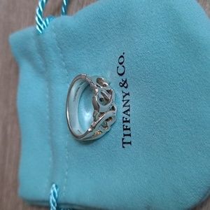 Authentic Paloma Picasso Loving Heart band, sterling silver